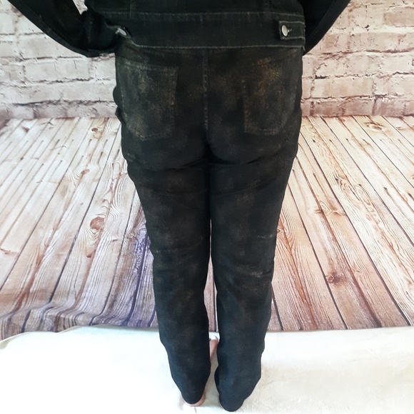 NWT Lafayette148 Bronze Metallic Jeans - Picture 5 of 7